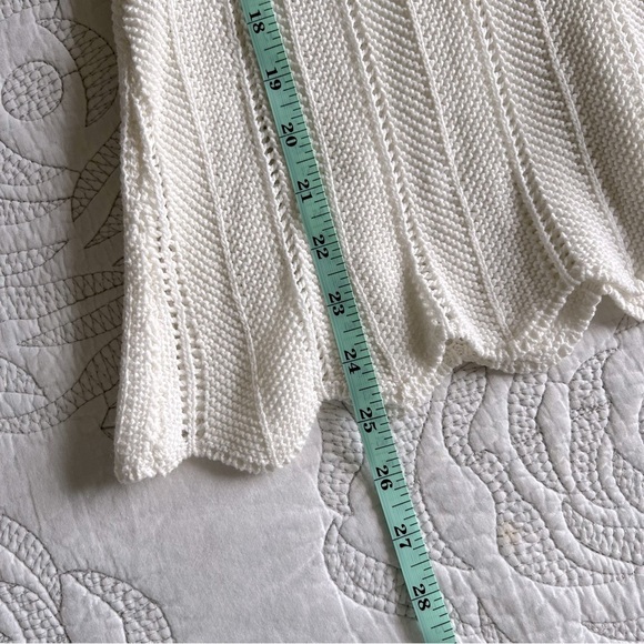 FRAME - Crochet Boxy Top - White - Picture 11 of 11